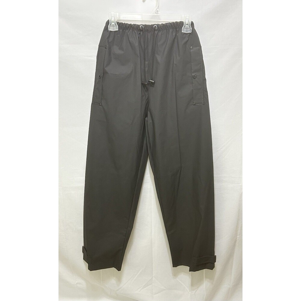 Tingley Unisex Small‎ Black Rubber Rain Water Work Pants Cinched Ankles